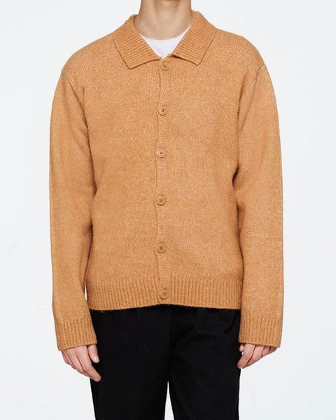 Minimum Men's Zayner Cardigan in Cashew