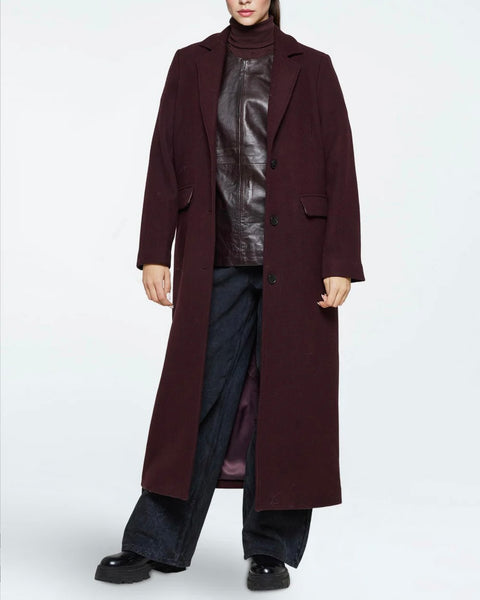 Minimum Women's Eloises Coat in Fudge