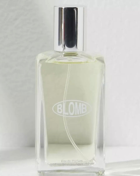 the Blomb No. 27 Eau de Parfum sitting in front of a neutral background