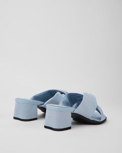 back angles view of the Camper Women's Katie Mule in Blue