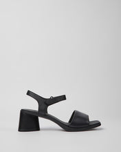 Load image into Gallery viewer, the Camper Women&#39;s Kiara Sandal in Black shot from the side
