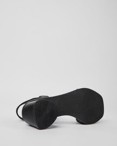 shot of the sole of the Camper Women's Kiara Sandal in Black