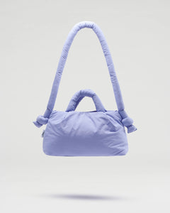 the Ölend Mini Ona Soft Bag in lilac floating against a neutral background