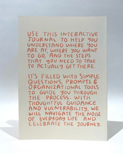 People I've Loved Make it Happen Journal back cover