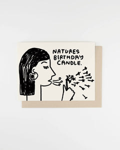 People I've Loved Nature's Birthday Candle Card
