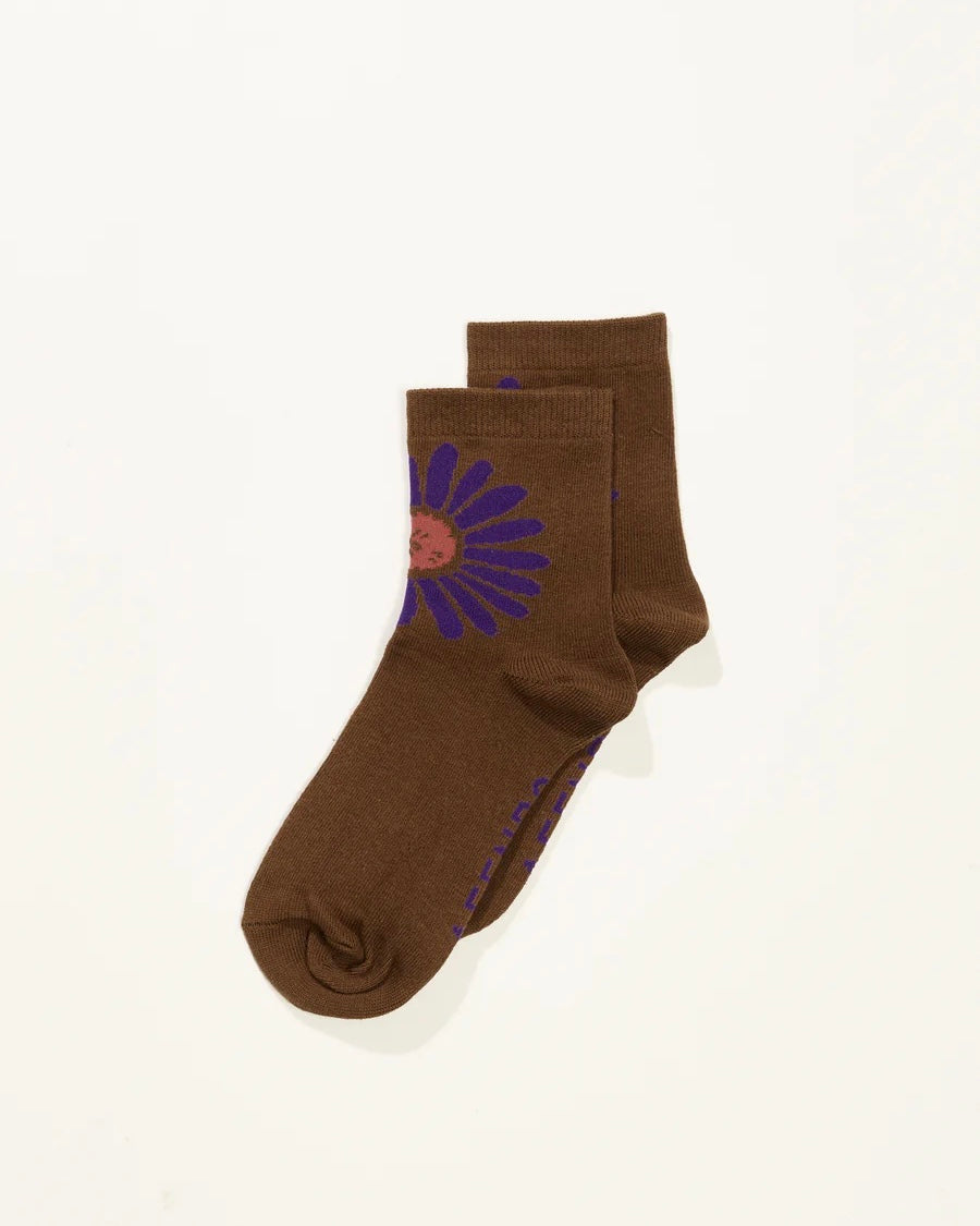 Afends Women's Daisy Socks on a white background