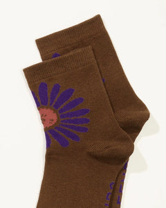 Afends Women's Daisy Socks on a white background