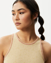 Load image into Gallery viewer, Afends Women&#39;s Dandy Pearly Tank in Camel
