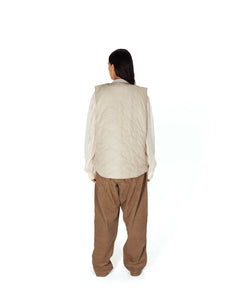 Taikan Quilted Vest in Dune