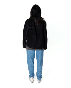Taikan Work Jacket in Black Contrast