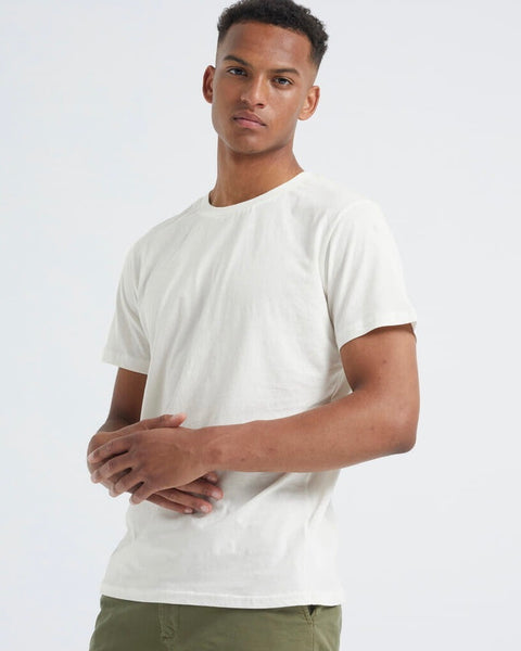 By Garment Makers Men's Organic Tee in Marshmallow