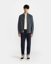 Load image into Gallery viewer, Revolution Men&#39;s Regular Plaid Shirt in Blue
