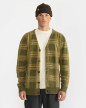 Load image into Gallery viewer, Revolution Men&#39;s Loose Knit Cardigan in Army
