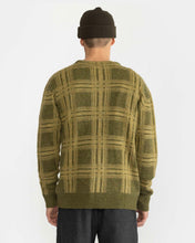Load image into Gallery viewer, Revolution Men&#39;s Loose Knit Cardigan in Army
