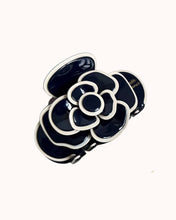 Load image into Gallery viewer, Solar Eclipse Camelia Flower Hair Clip
