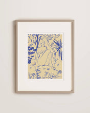 Load image into Gallery viewer, Someday Studio Blue Lady Print
