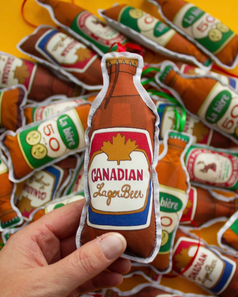 Creationz Canadian Lager Beer Ornament