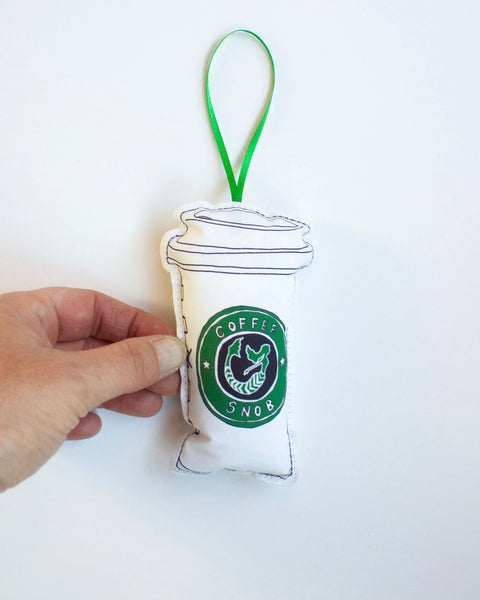 Creationz Coffee Snob Ornament