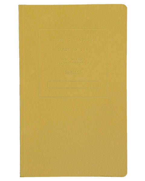 Public Supply Embossed Notebook