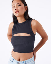 Load image into Gallery viewer, Dr. Denim Women&#39;s Ainslee Top in Off Black
