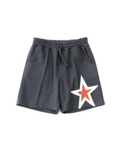 Load image into Gallery viewer, Tee Library Men&#39;s Star Shorts in Charcoal
