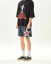 Load image into Gallery viewer, Tee Library Men&#39;s Star Shorts in Charcoal
