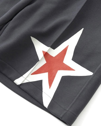 Tee Library Men's Star Shorts in Charcoal