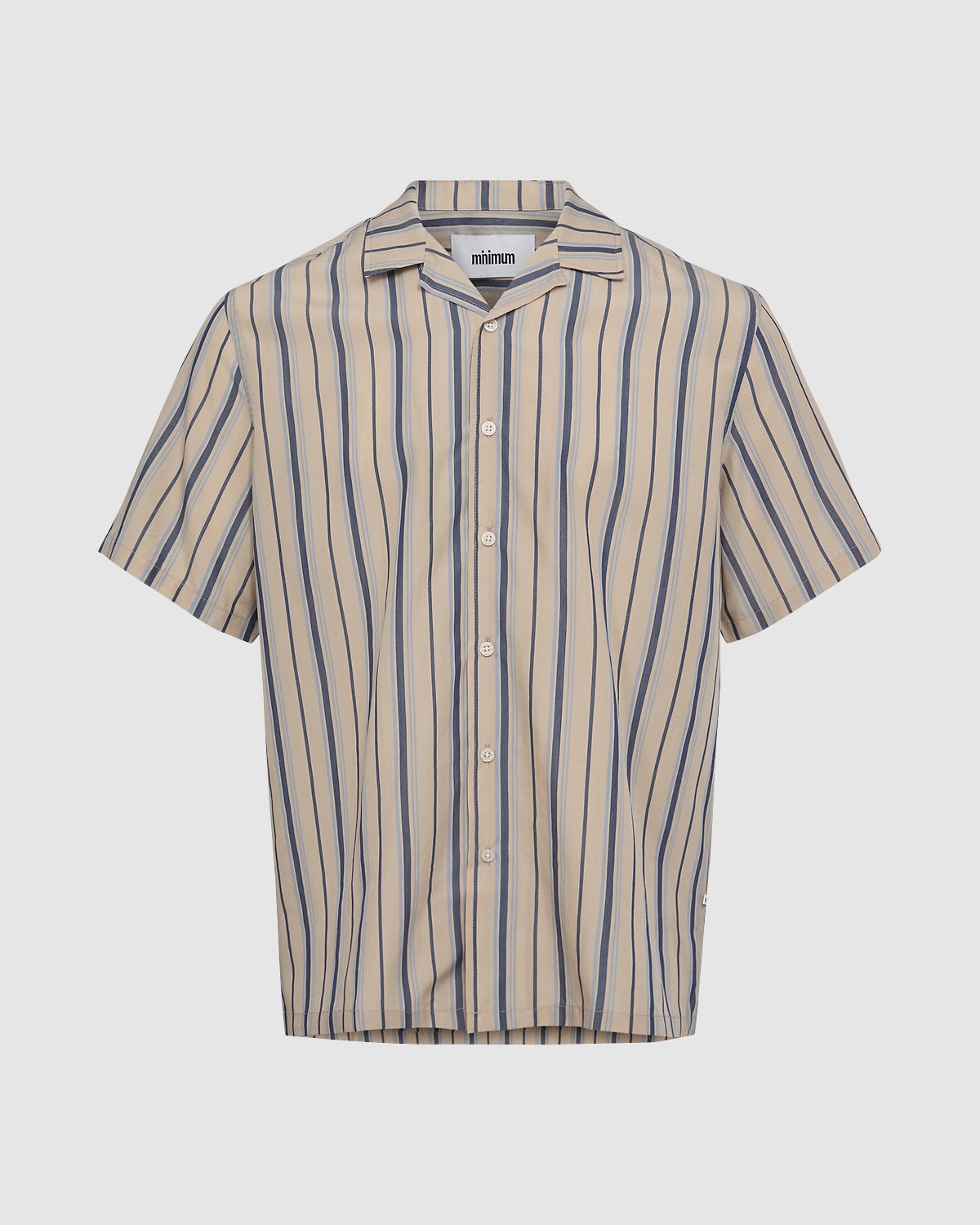 Minimum Men's Striped Jole Shirt in Hydrangea