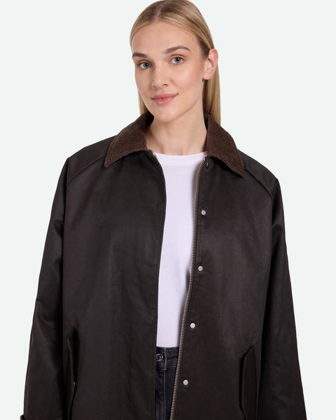 Minimum Women's Lizzo Coat in Fudge