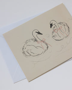 Sumner Lane Swan Greeting Card