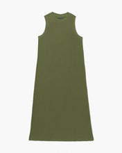 Load image into Gallery viewer, Richer Poorer Women&#39;s Vintage Rib Column Dress in Olive Army
