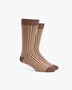 Richer Poorer Men's Poplin Stripe Socks