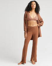 Load image into Gallery viewer, Richer Poorer Women&#39;s Cozy Rib Flare Pant in Latte
