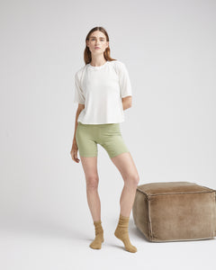 Richer Poorer Women's Elbow Sleeve Tee in Bone