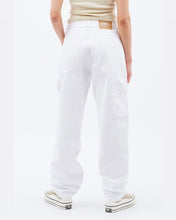 Load image into Gallery viewer, back of the Dr. Denim Women&#39;s Faye Jean in White on a model
