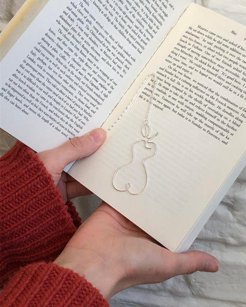 Funky Jewelry Pear Bookmark