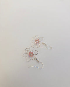 Funky Jewelry Floral Moonstone Earring