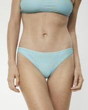 Load image into Gallery viewer, a close up of the Afends Adi Bikini in Blue Stripe on a model
