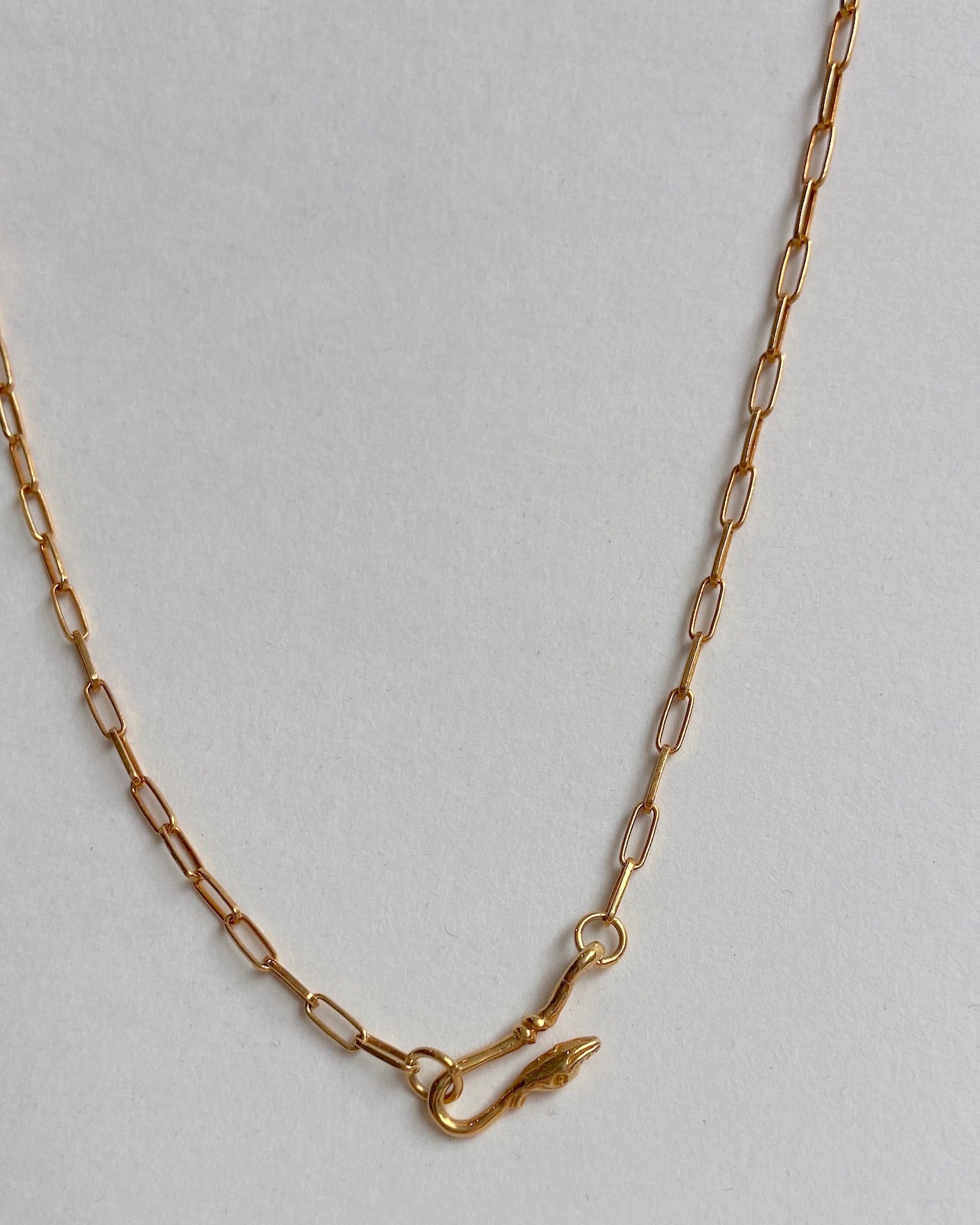 Hunt of Hounds Goose Necklace in Gold