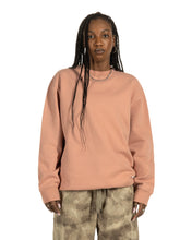 Load image into Gallery viewer, close up of the front of the Taikan Custom Crew Sweatshirt in Salmon on a model
