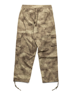 back view of the Taikan Cargo Pants in Abstract Camo on a white background