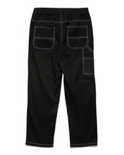 Load image into Gallery viewer, the back of the Taikan Carpenter Pant in Black Contrast laying flat on a white background
