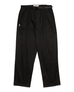 front view of the Taikan Chiller Pant in Black Twill on a white background