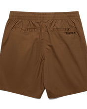 Load image into Gallery viewer, close up of the back of the Taikan Classic Shorts in Brown on a white background
