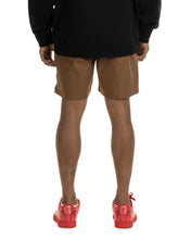 Load image into Gallery viewer, close up of the back of the Taikan Classic Shorts in Brown on a model
