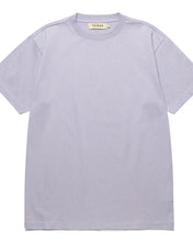 Load image into Gallery viewer, the Taikan Heavyweight T-Shirt in Lavender laying flat on a white background
