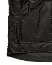 Load image into Gallery viewer, close up of the pocket details on the Taikan Quilted Vest in Black
