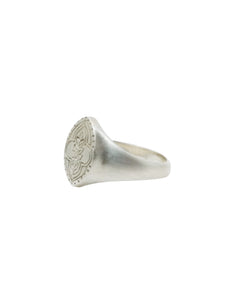 Hunt of Hounds Abundance Signet Ring in Silver