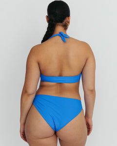 Saltwater Collective Ava Swimsuit Bottom in Azul
