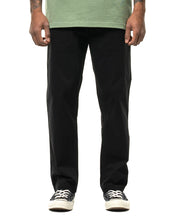 Load image into Gallery viewer, Taikan Men&#39;s Relaxed Chino in Black front close up

